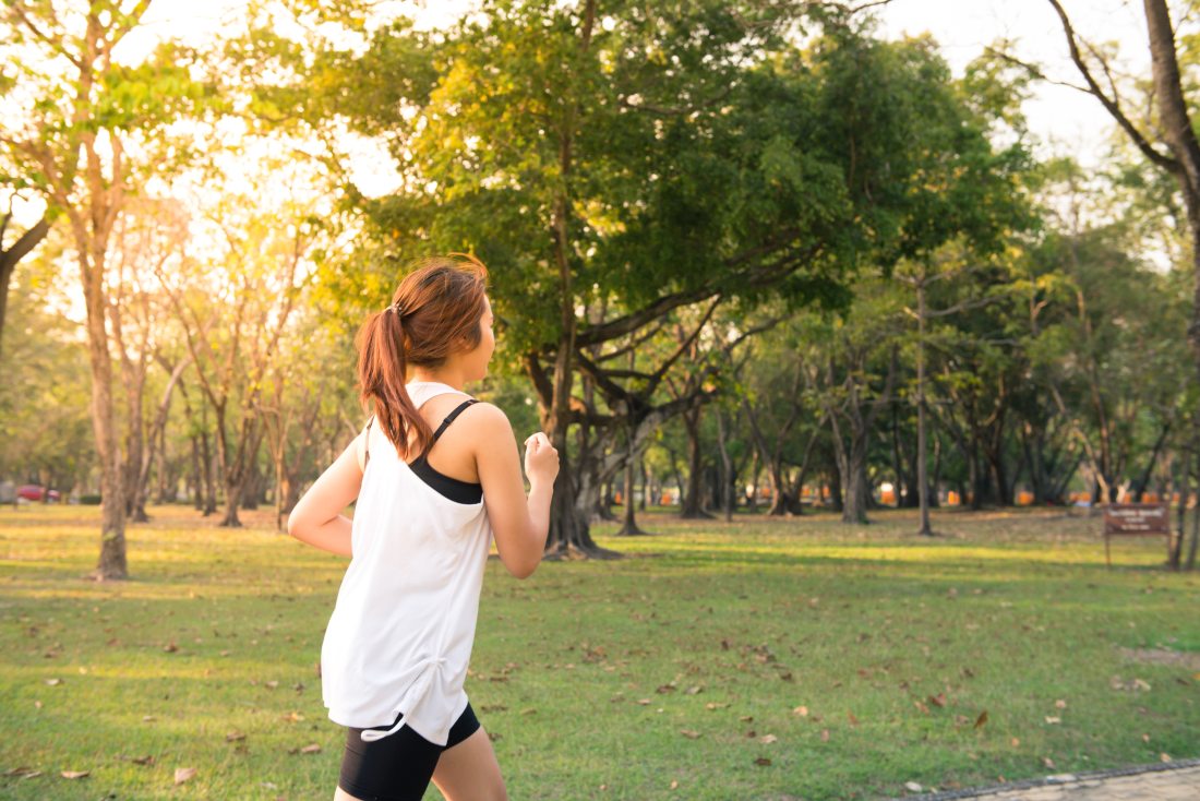 Running is a good way to lower anxiety